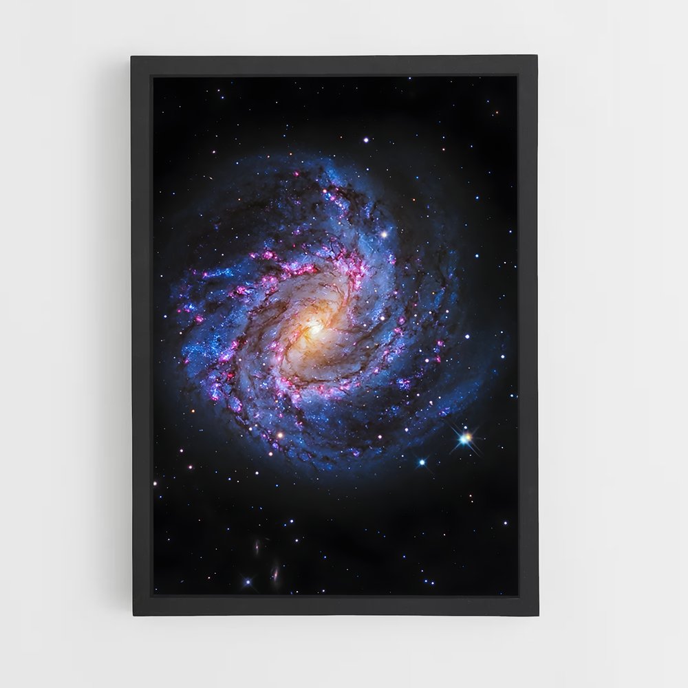 Poster magnifique galaxie Pinwheel (vue 2)